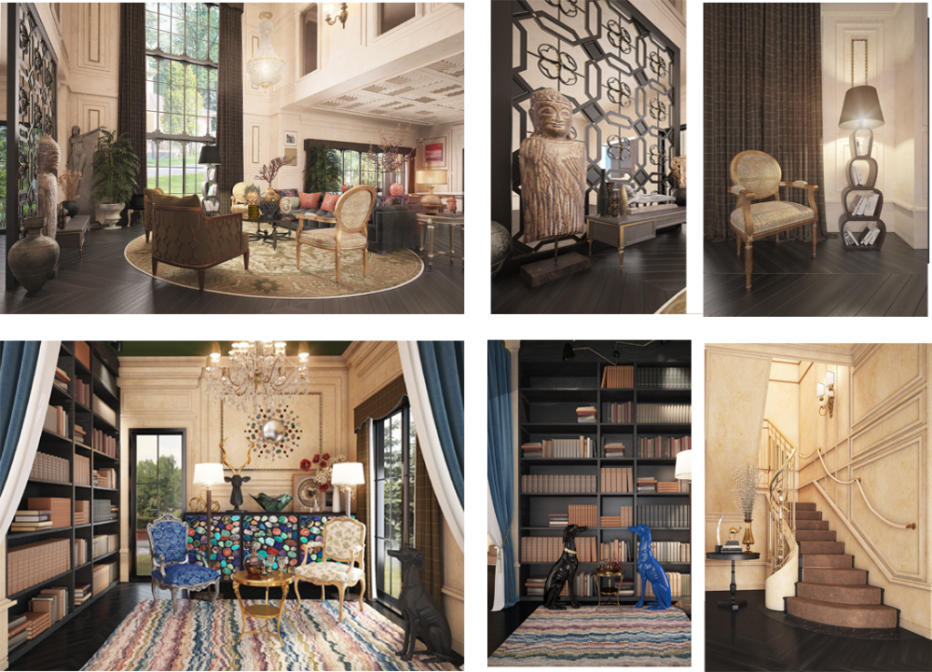 Phong cách thiết kế Gothic sang trọng, huyền bí