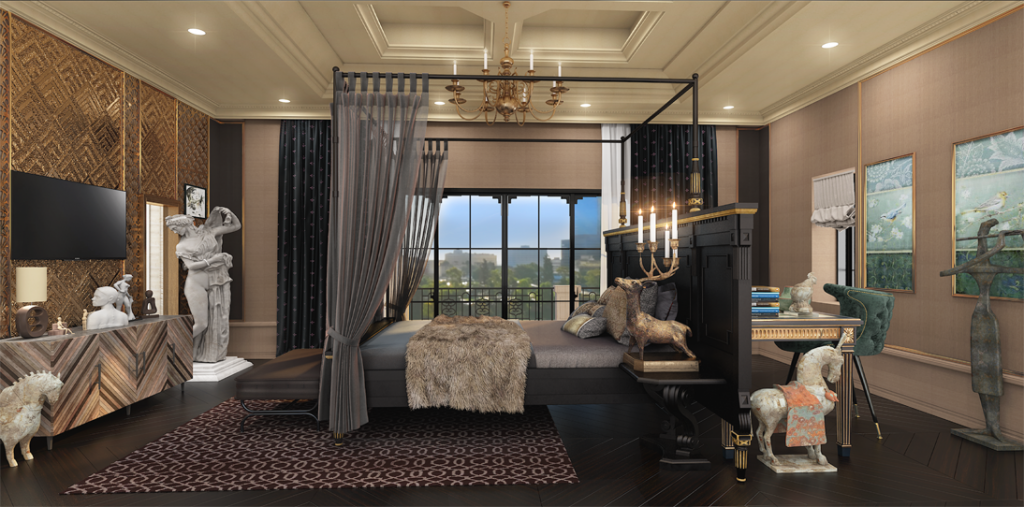 Phong cách thiết kế Gothic sang trọng, huyền bí