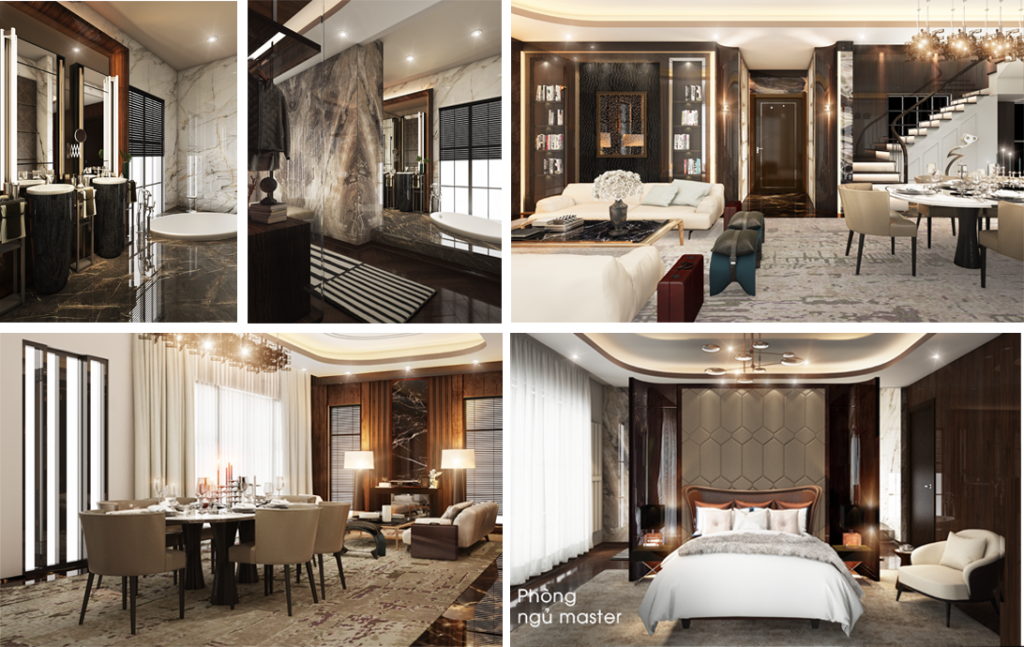 Các view phối cảnh Luxury Italian sang trọng từng chi tiết