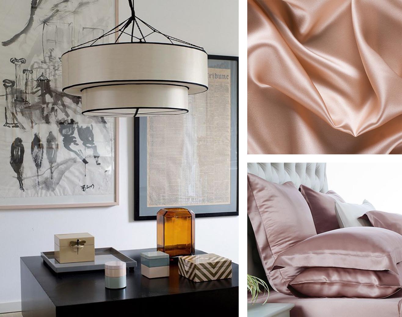 Lụa trong nội thất